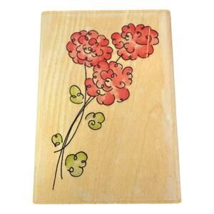 Whipper Snapper Designs Dandy Doodle Flowers Rubber Stamp EX613